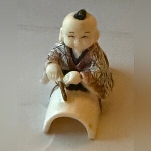 Okimono Figurine with Intricate Design